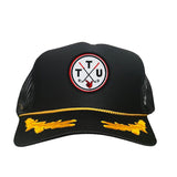 Black / Gold Foam Curved Mesh