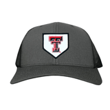 Charcoal Curved Mesh Snapback