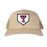 Khaki Curved Mesh Snapback