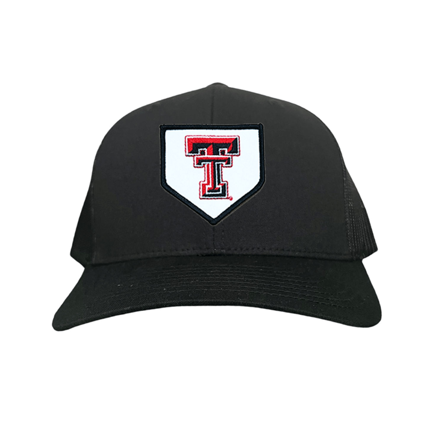 Texas Tech Home Plate / Hats / 256 / TXTECH046 / MM - Black Curved Mesh Snapback - Club Rehab