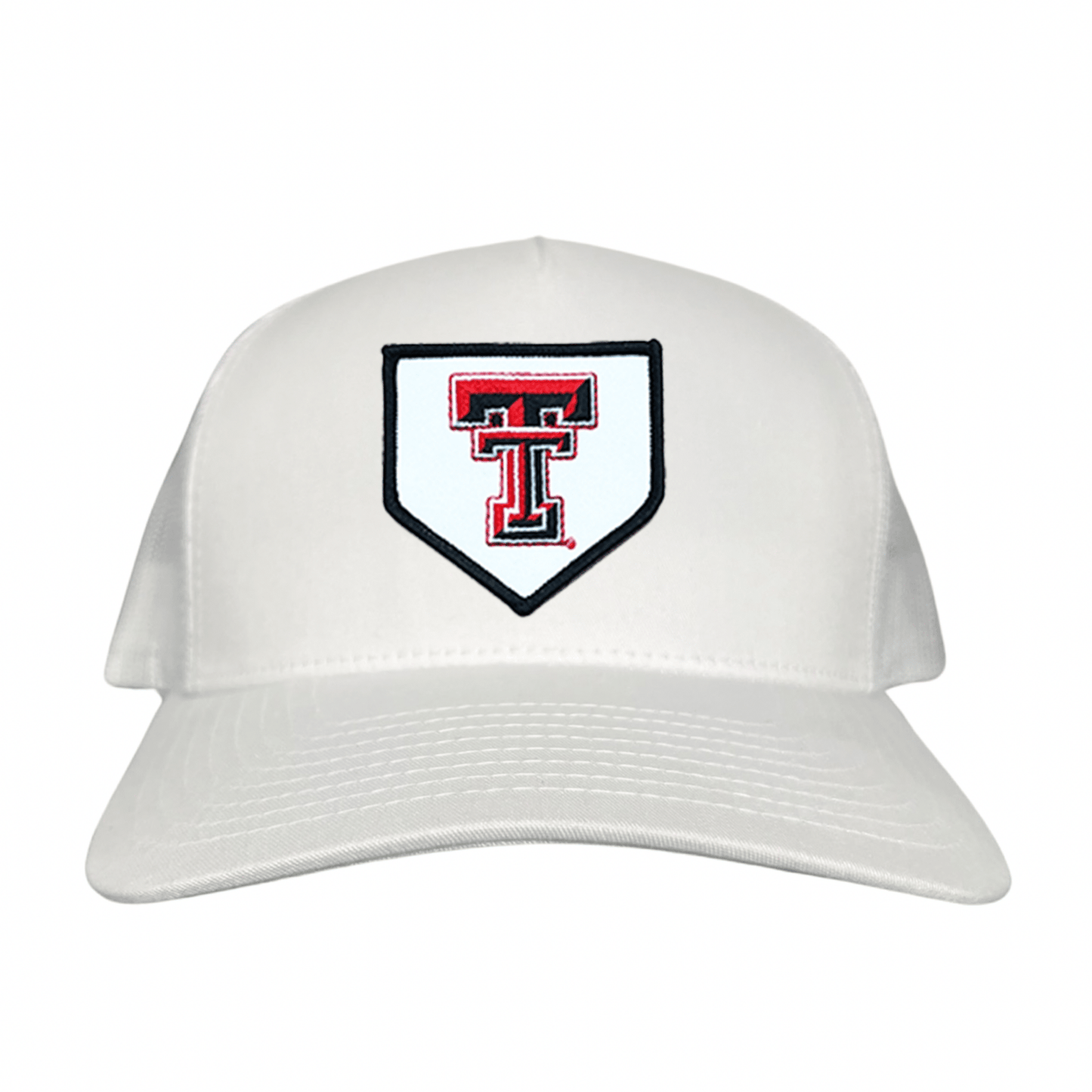Texas Tech Home Plate / Hats / 256 / TXTECH046 / MM - White Curved Mesh Snapback - Club Rehab