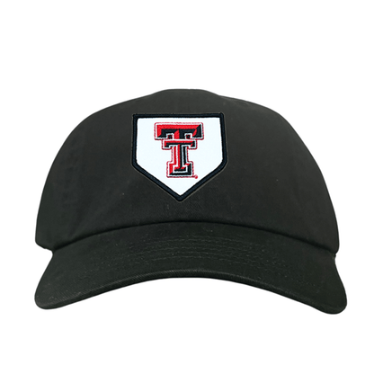 Texas Tech Home Plate / Hats / 256 / TXTECH046 / MM - Dad Hat Black - Club Rehab