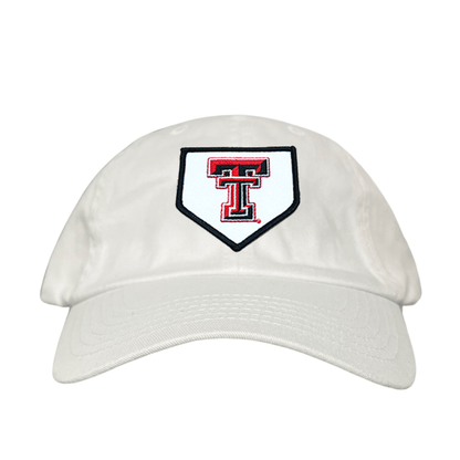 Texas Tech Home Plate / Hats / 256 / TXTECH046 / MM - Dad Hat White - Club Rehab