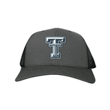 Charcoal Curved Mesh Snapback