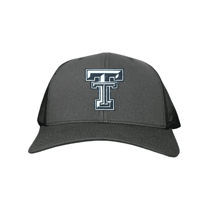 Texas Tech Logo Patch / Hats / 243 / TXTECH041 / MM - Charcoal Curved Mesh Snapback - Club Rehab