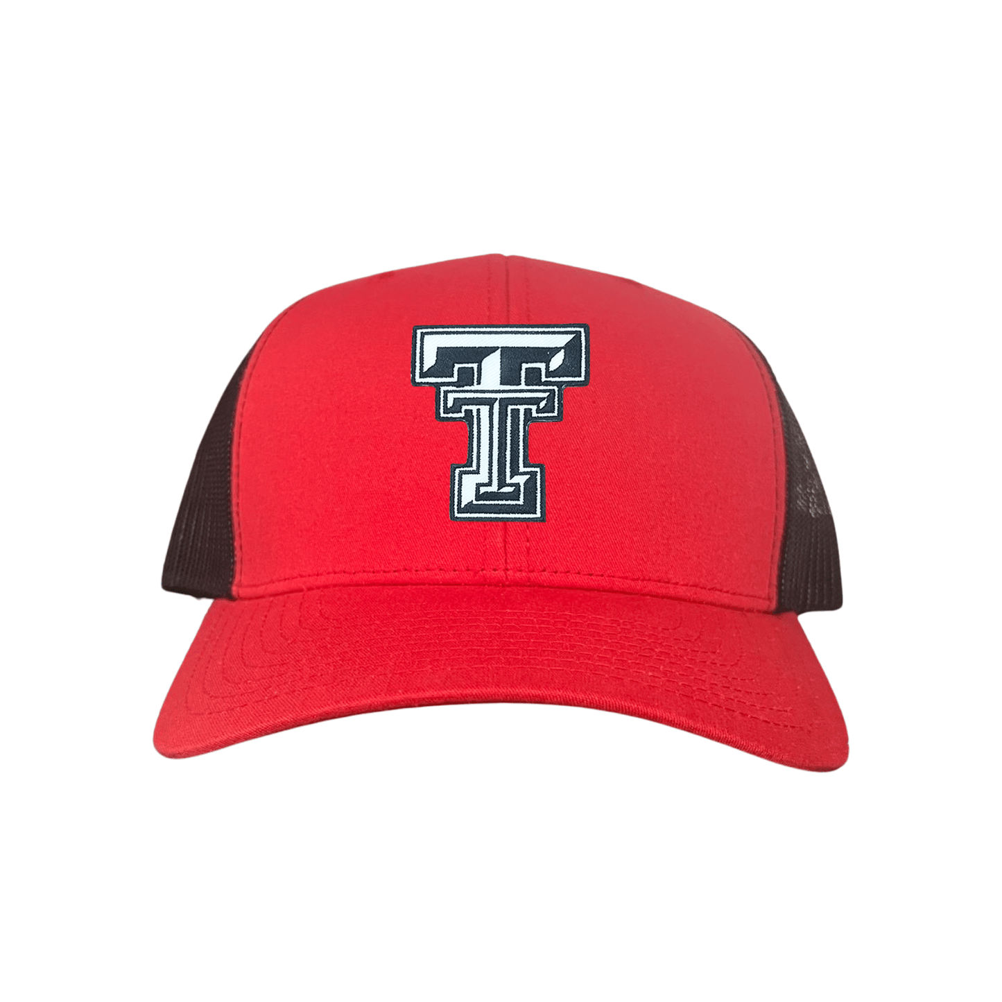 Texas Tech Logo Patch / Hats / 243 / TXTECH041 / MM - Charcoal Curved Mesh Snapback - Club Rehab
