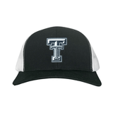 Black / White Curved Mesh Snapback