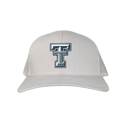 Texas Tech Logo Patch / Hats / 243 / TXTECH041 / MM - Silver Curved Mesh Snapback - Club Rehab