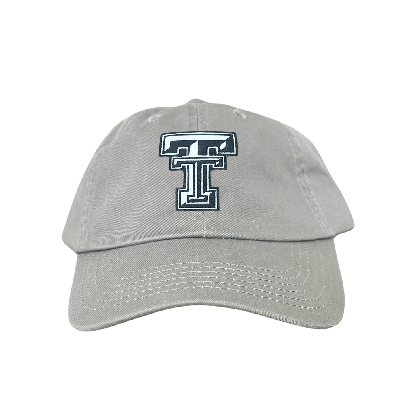 Texas Tech Logo Patch / Hats / 243 / TXTECH041 / MM - Dad Hat Grey - Club Rehab