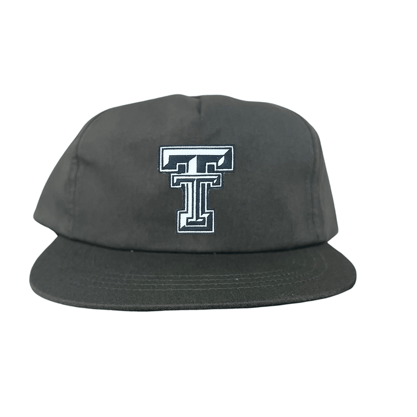 Texas Tech Logo Patch / Hats / 243 / TXTECH041 / MM - Flat Bill Charcoal Canvas - Club Rehab
