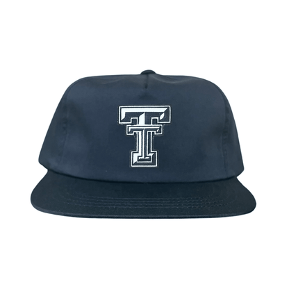 Texas Tech Logo Patch / Hats / 243 / TXTECH041 / MM - Flat Bill Navy Canvas - Club Rehab