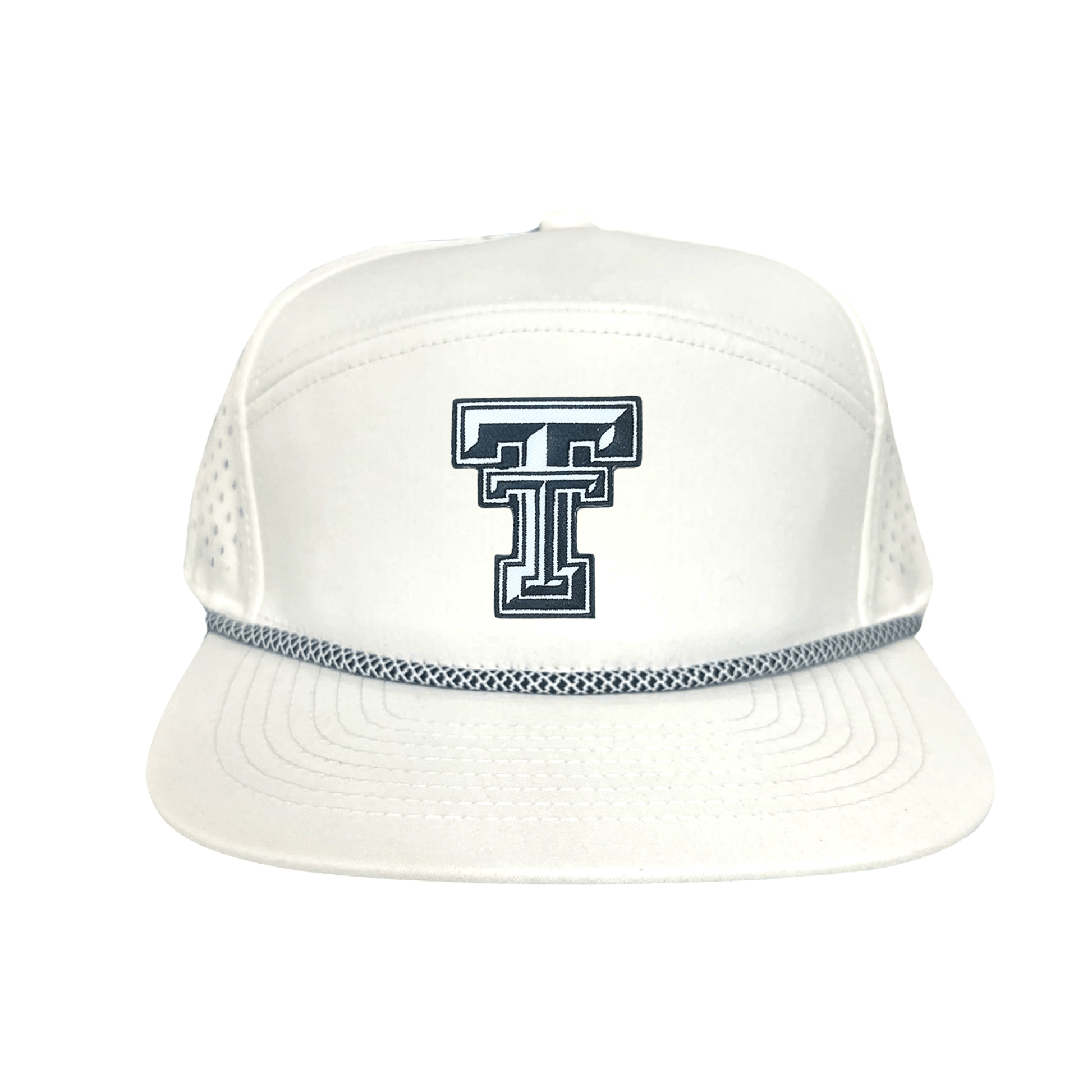 Texas Tech Logo Patch / Hats / 243 / TXTECH041 / MM - Charcoal Flat Bill Mesh Snapback - Club Rehab
