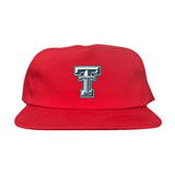 Red Flat Bill Canvas