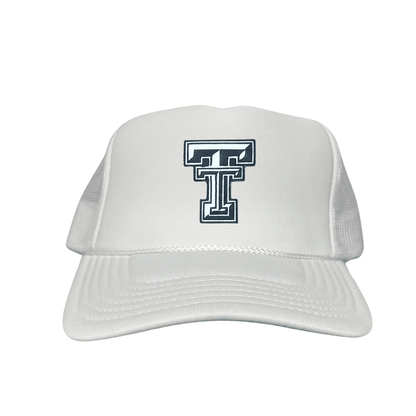 Texas Tech Logo Patch / Hats / 243 / TXTECH041 / MM - White Foam Curved Mesh - Club Rehab