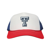 Red / White / Blue Foam Curved Mesh