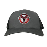 Charcoal Curved Mesh Snapback