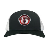 Black / White Curved Mesh Snapback