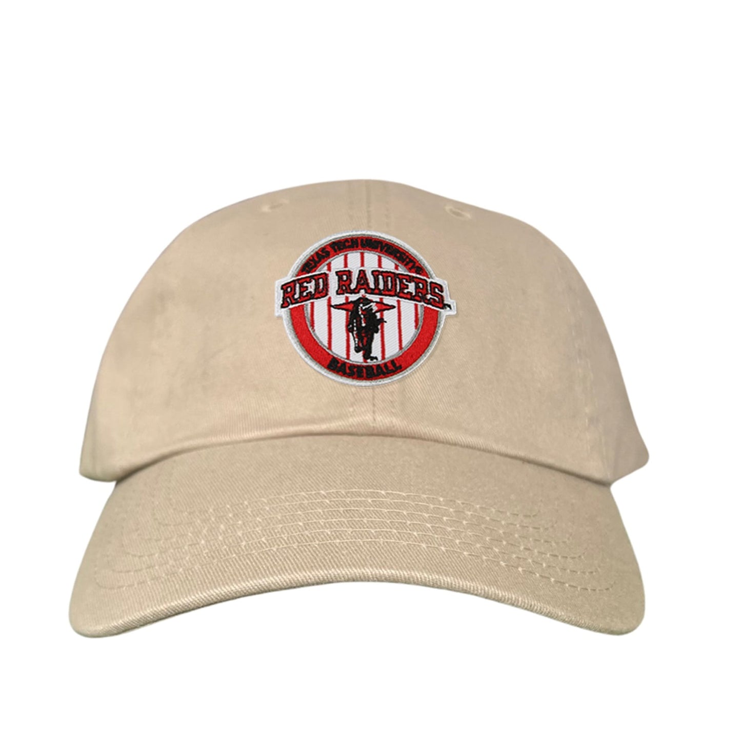 Texas Tech Pinstripe / Hats / 229 / TXTECH087 / MG - Dad Hat Khaki - Club Rehab
