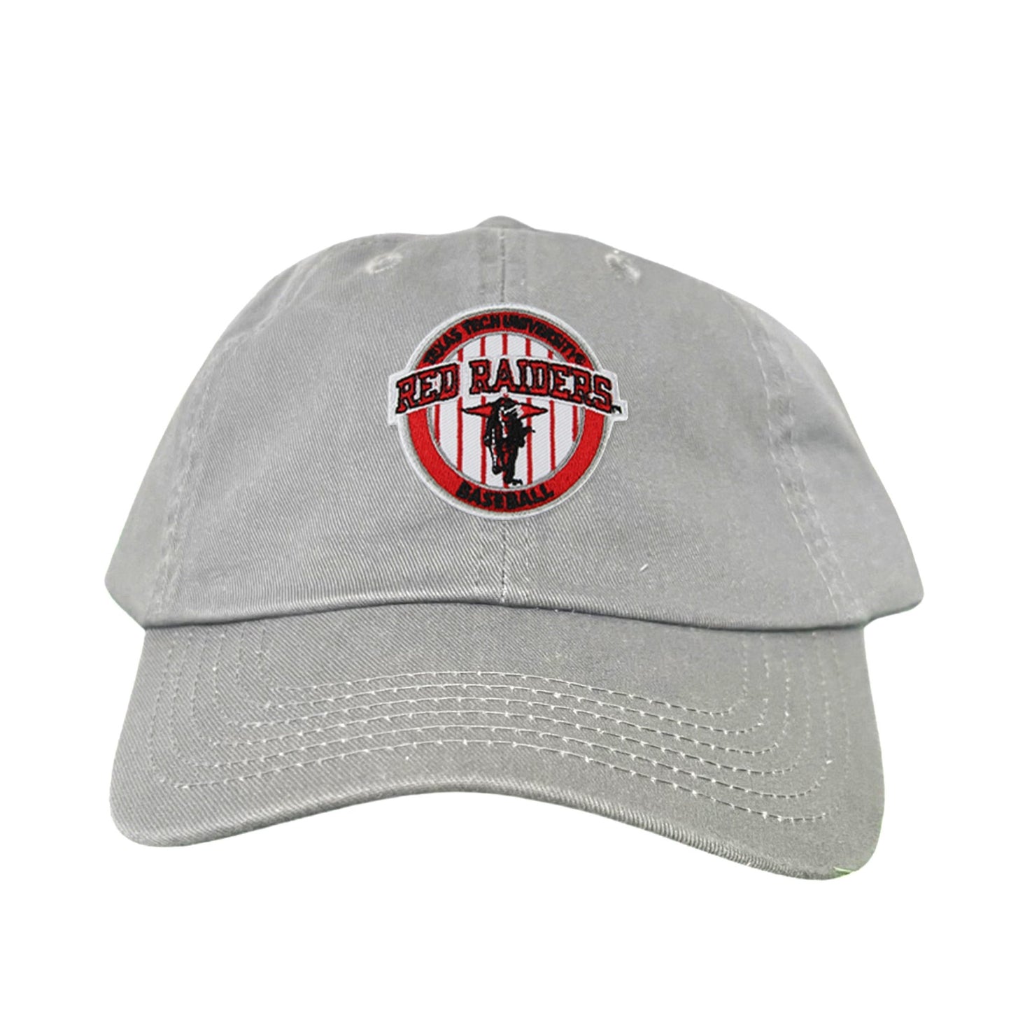 Texas Tech Pinstripe / Hats / 229 / TXTECH087 / MG - Dad Hat Grey - Club Rehab