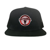 Flat Bill Black Mesh Snapback