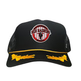 Black / Gold Foam Curved Mesh