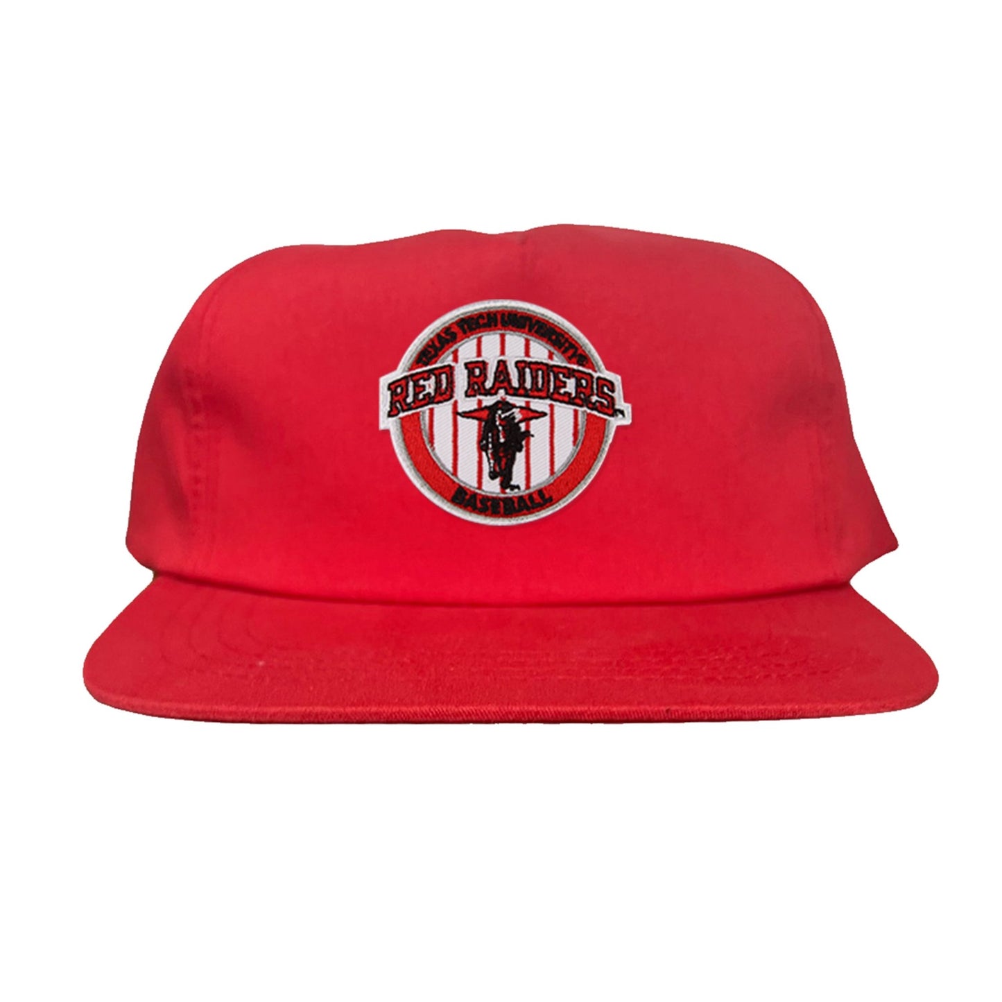 Texas Tech Pinstripe / Hats / 229 / TXTECH087 / MG - Red Flat Bill Canvas - Club Rehab