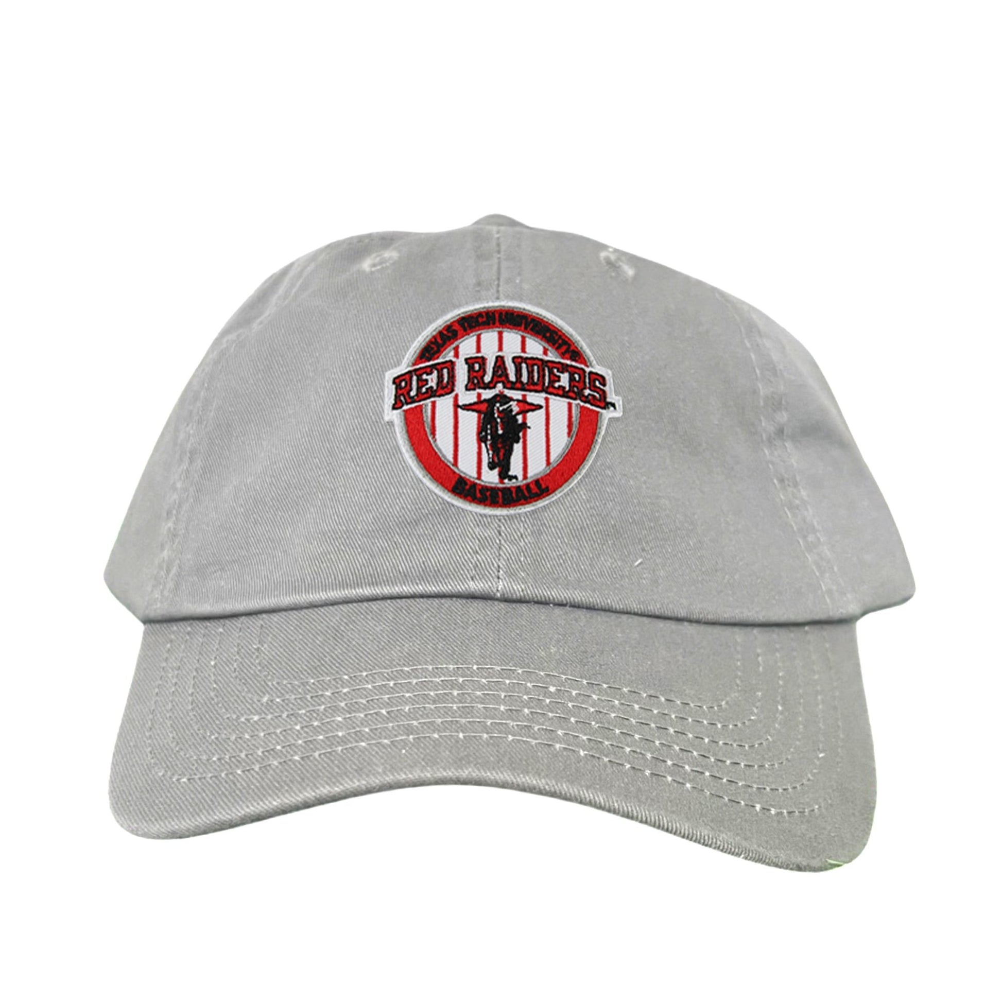 Texas Tech Pinstripe / Hats / 229 / TXTECH087 / MG - Flat Bill Black with Black / White Rope Canvas - Club Rehab