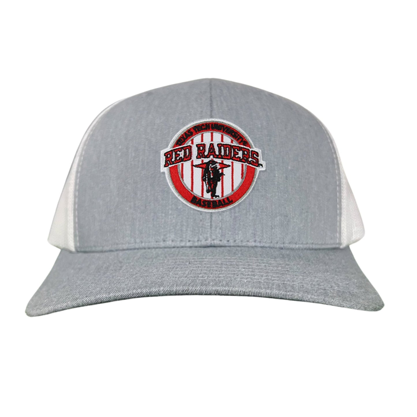 Texas Tech Pinstripe / Hats / 229 / TXTECH087 / MG - Flat Bill Black with Black / White Rope Canvas - Club Rehab