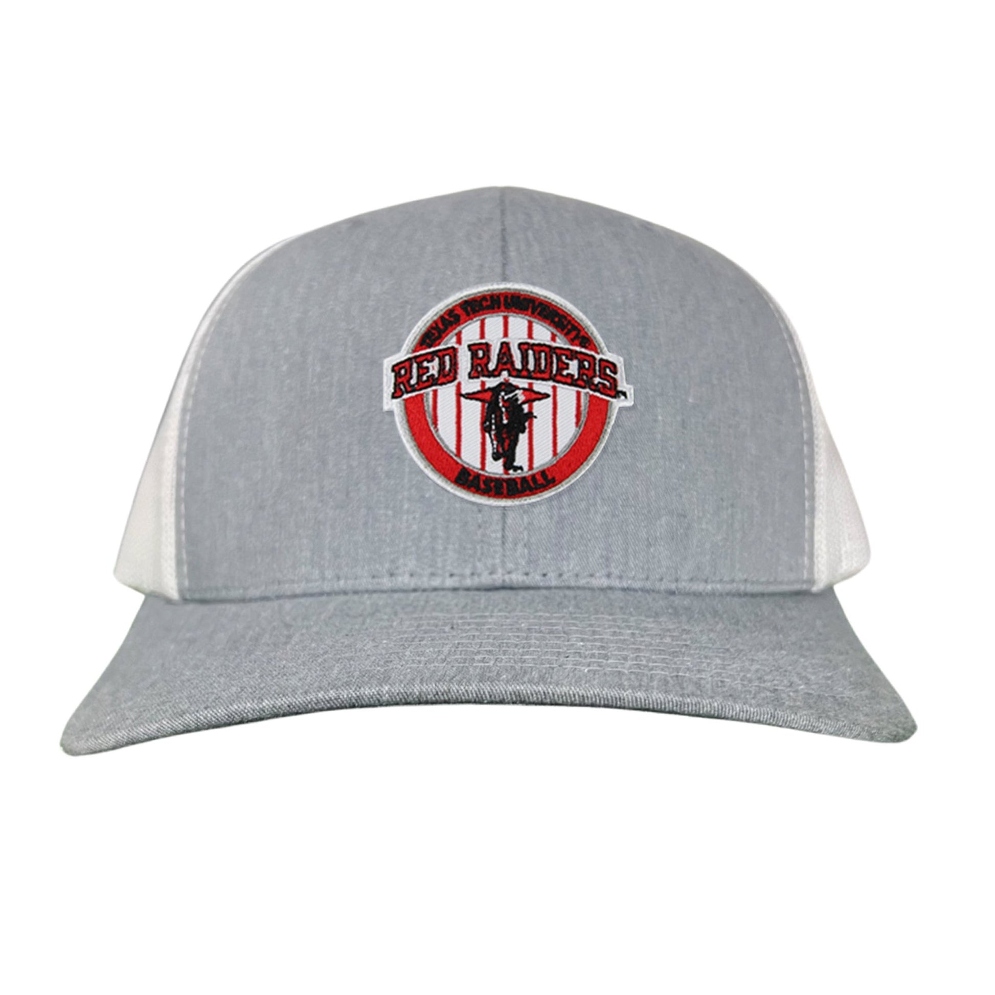 Texas Tech Pinstripe / Hats / 229 / TXTECH087 / MG - Flat Bill Black with Black / White Rope Canvas - Club Rehab