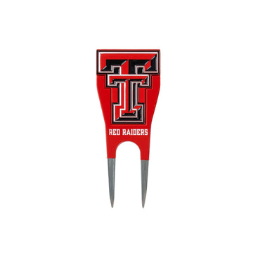 Texas Tech Red Raiders Custom Shaped Divot Tool
