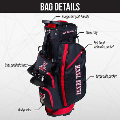 Texas Tech Red Raiders Fairway Stand Bag - Image 3 - Club Rehab