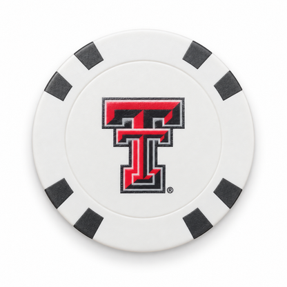 Texas Tech Red Raiders Poker Chip Ball Marker, alternate product view 3