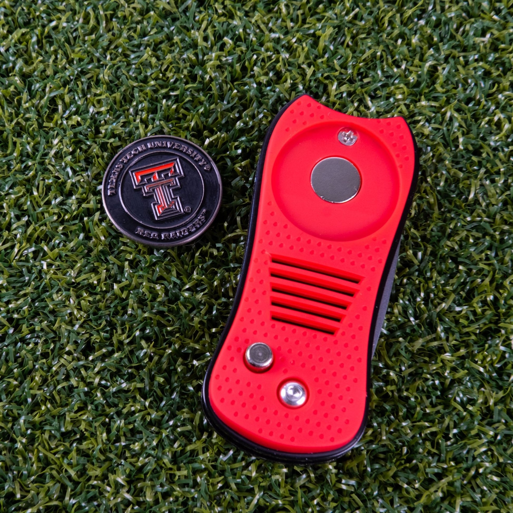 Texas Tech Red Raiders Switchblade Divot Tool - Image 3 - Club Rehab