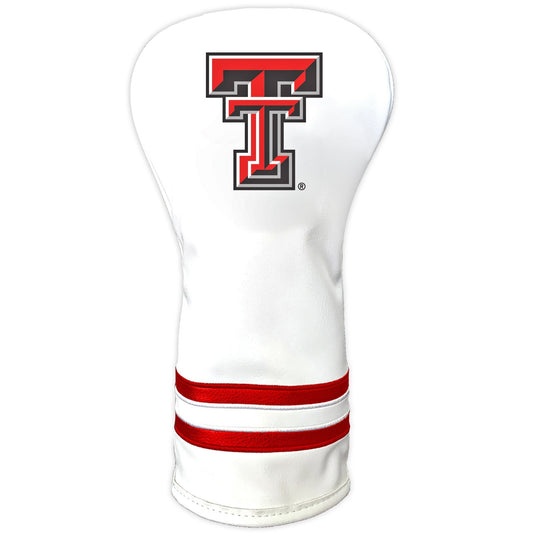 Texas Tech Red Raiders Vintage Golf Headcovers – White - Club Rehab