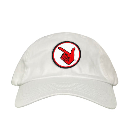 Texas Tech Texas Tech Hand Symbol Patch / Hats/ 117/ MM - Dad Hat White - Club Rehab