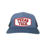 Navy Curved Bill Mesh Snapback