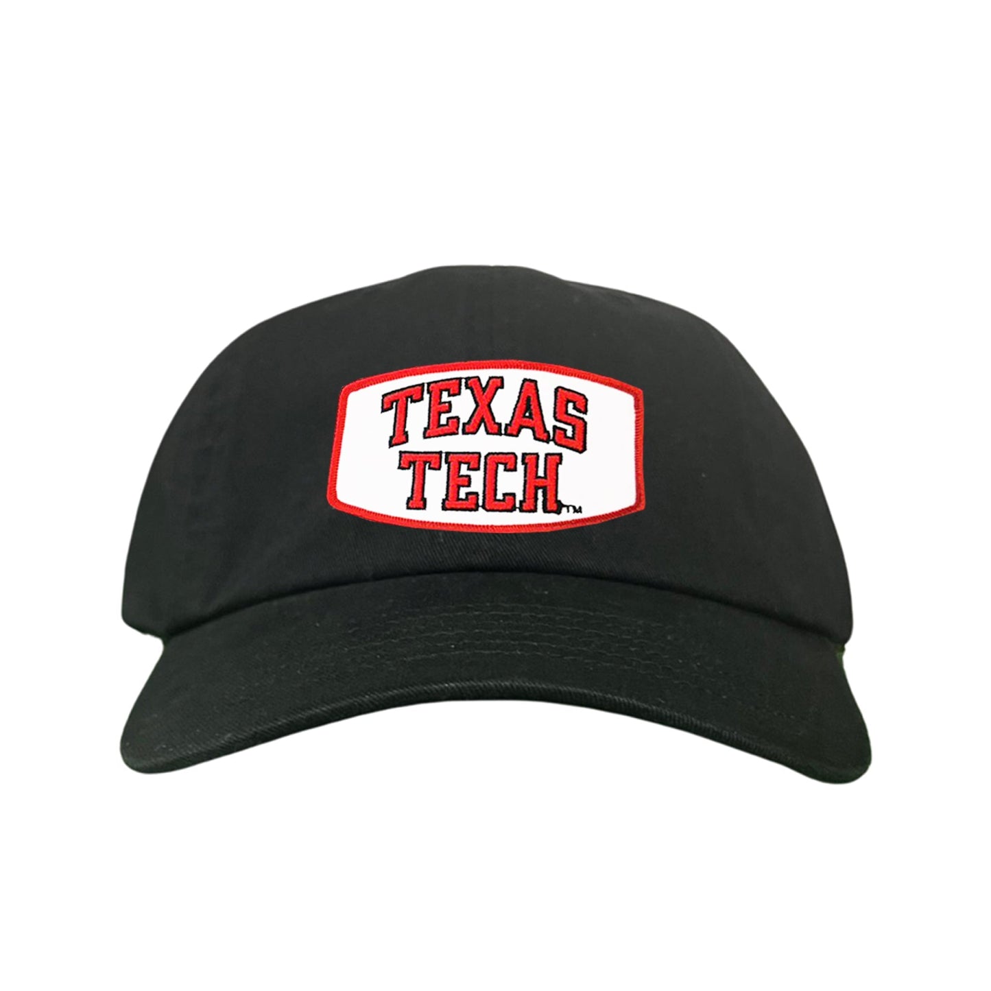 Texas Tech Texas Tech Rectangle Shape / 096 / TXTECH009 / MM - Dad Hat Black - Club Rehab