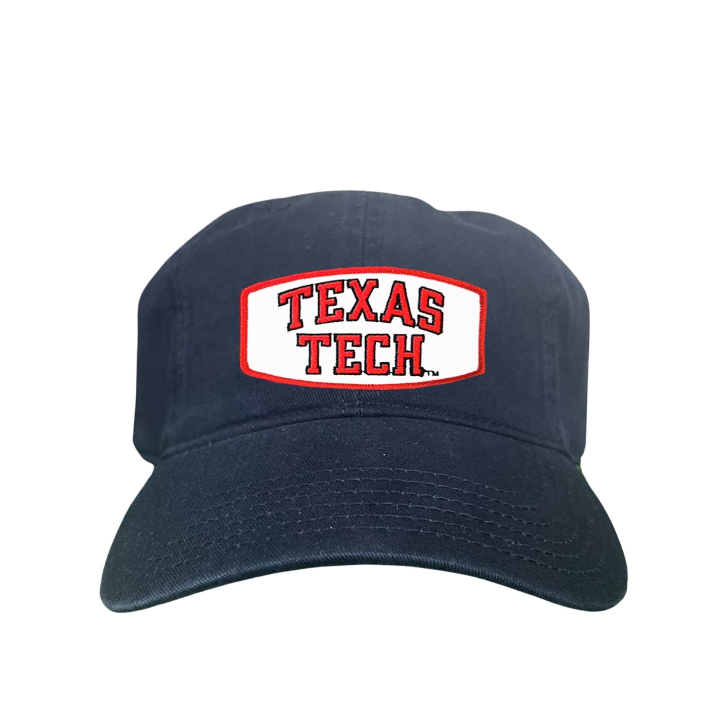Texas Tech Texas Tech Rectangle Shape / 096 / TXTECH009 / MM - Dad Hat Navy - Club Rehab