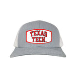 Heather Grey / White Curved Bill Mesh Snapback