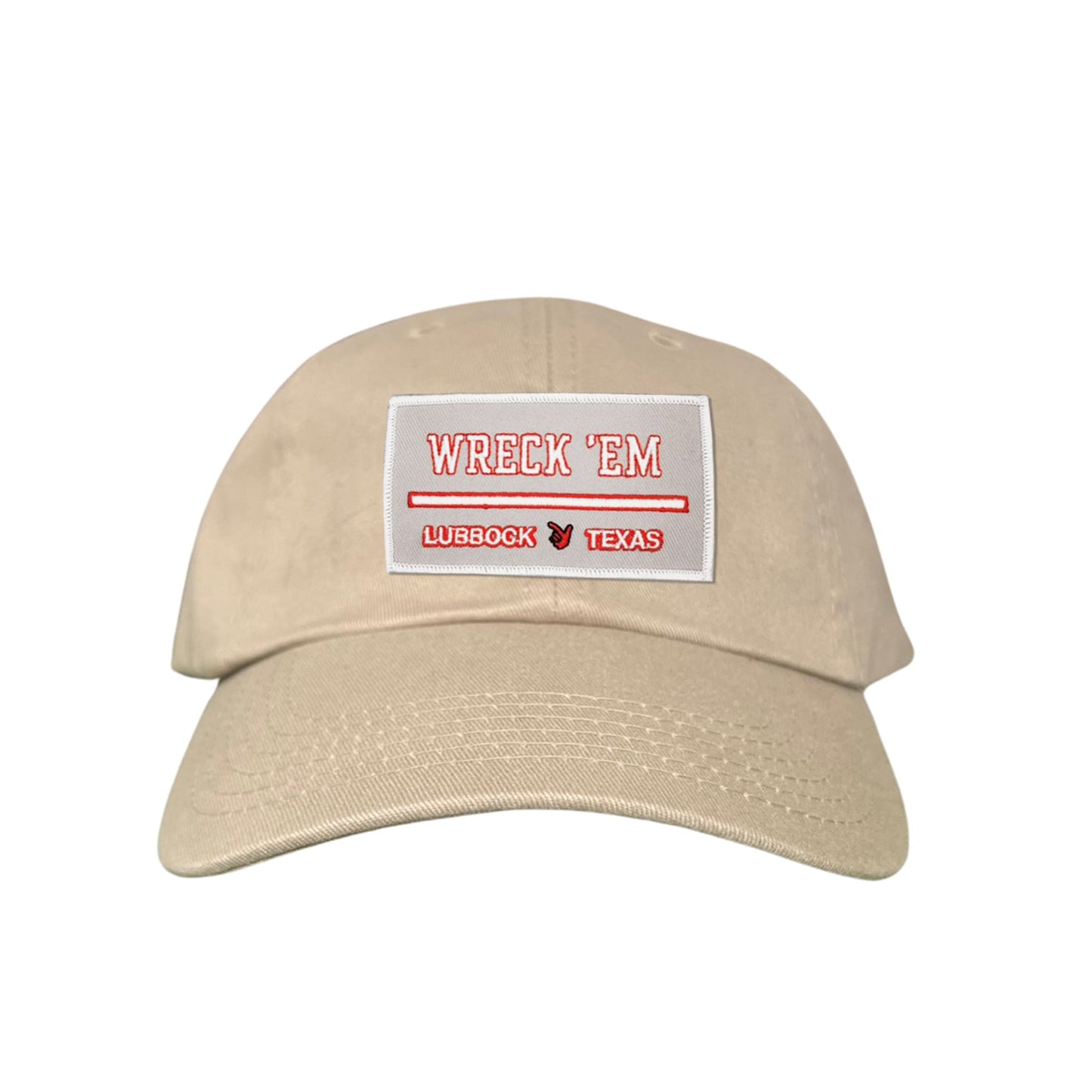 Texas Tech Wreck'Em Tech / Hats / 103 / TXTECH010 / MM - Dad Hat Khaki - Club Rehab