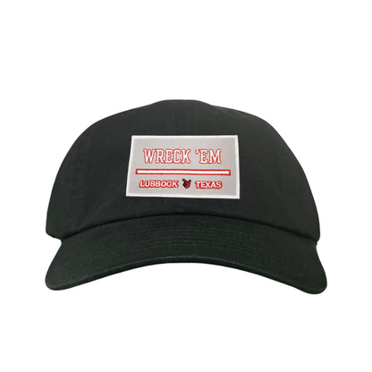 Texas Tech Wreck'Em Tech / Hats / 103 / TXTECH010 / MM - Dad Hat Black - Club Rehab