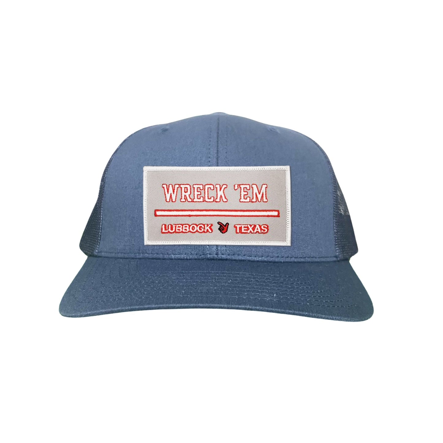 Texas Tech Wreck'Em Tech / Hats / 103 / TXTECH010 / MM - Navy Curved Bill Mesh Snapback - Club Rehab