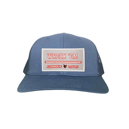 Texas Tech Wreck'Em Tech / Hats / 103 / TXTECH010 / MM - Navy Curved Bill Mesh Snapback - Club Rehab