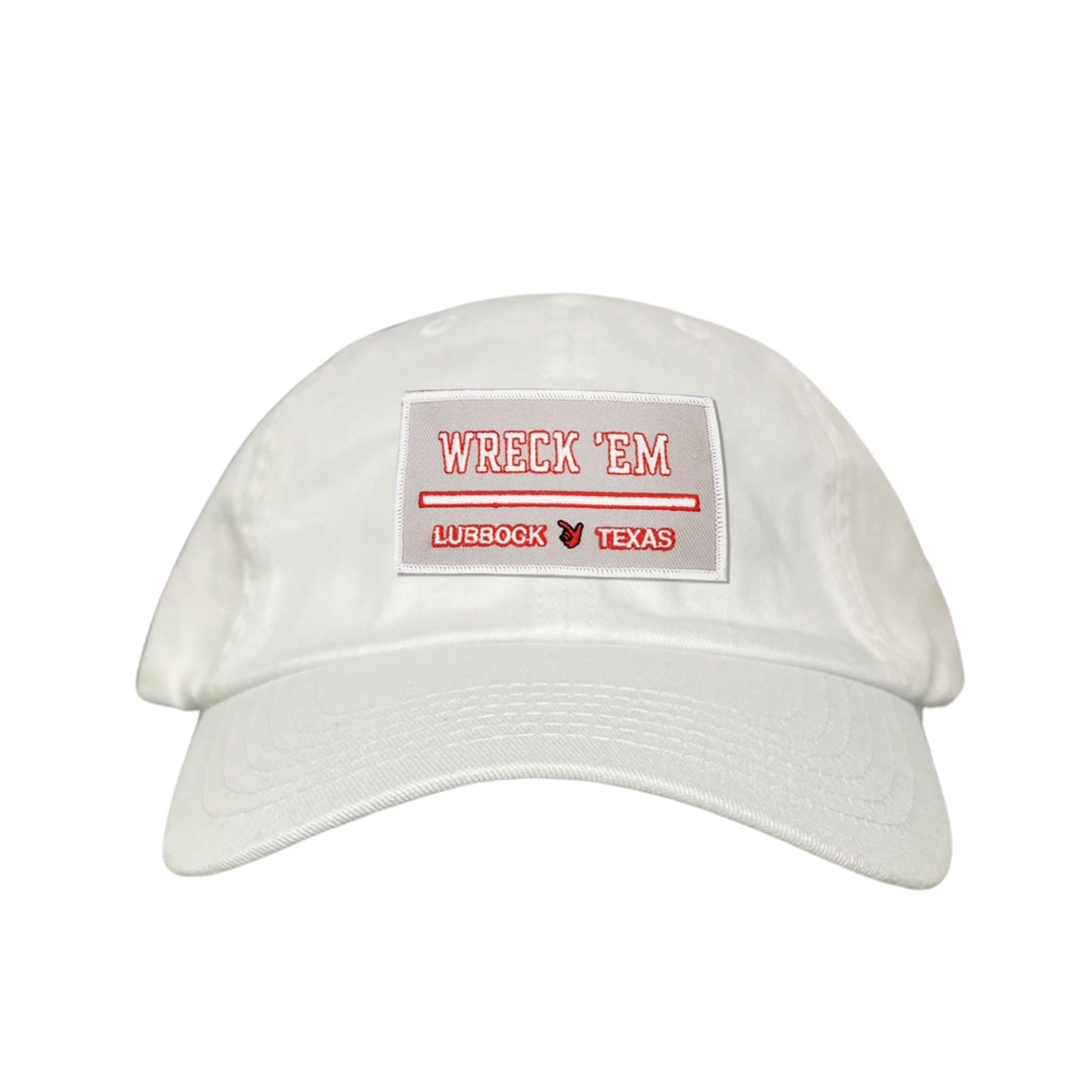 Texas Tech Wreck'Em Tech / Hats / 103 / TXTECH010 / MM - Dad Hat White - Club Rehab