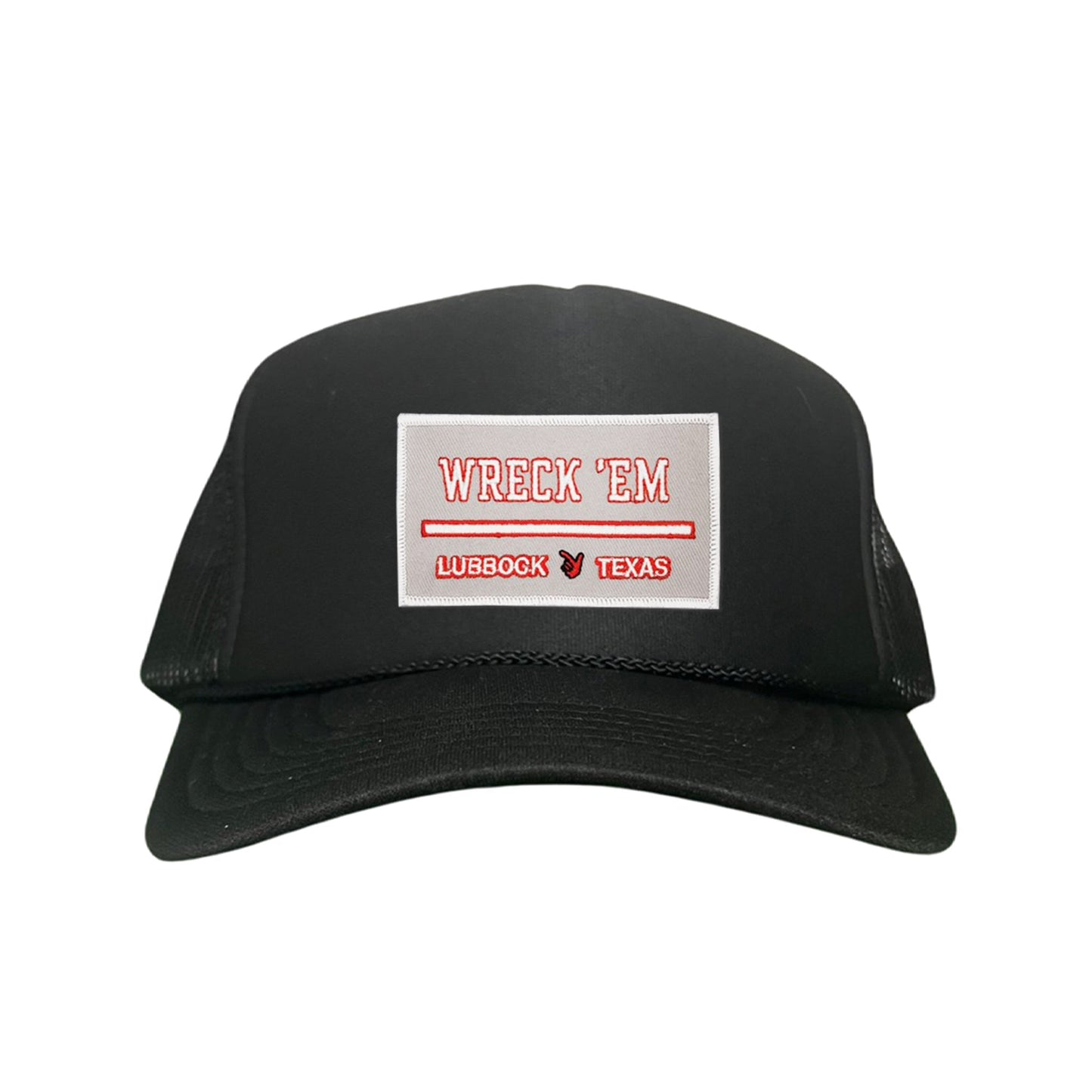 Texas Tech Wreck'Em Tech / Hats / 103 / TXTECH010 / MM - Black Foam Mesh Snapback - Club Rehab