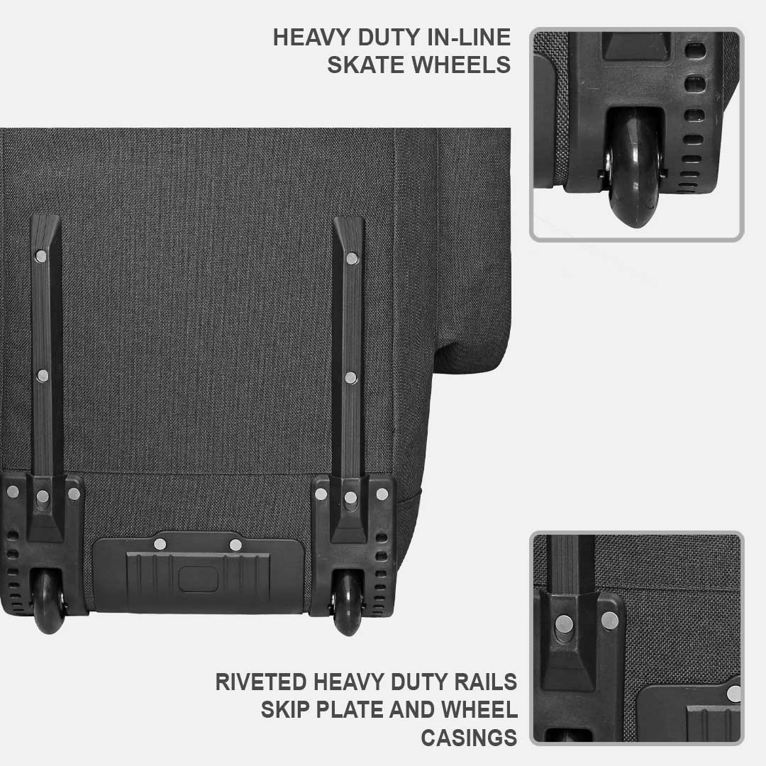 The Constrictor Golf Travel Bag | Superior Style - Gunmetal - Club Rehab