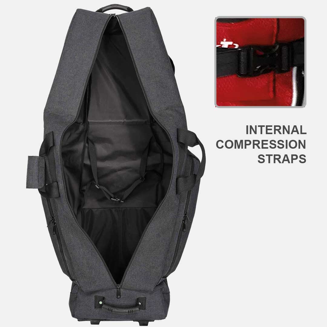The Constrictor Golf Travel Bag | Superior Style - Gunmetal - Club Rehab