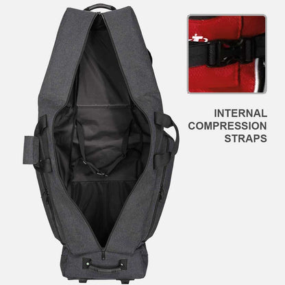The Constrictor Golf Travel Bag | Superior Style - Gunmetal - Club Rehab