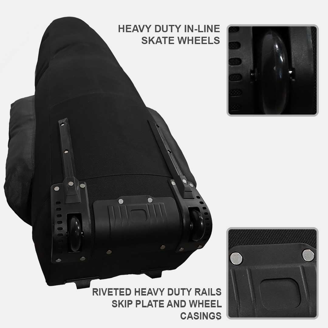 The Constrictor Golf Travel Bag | Superior Style - Black/Grey - Club Rehab