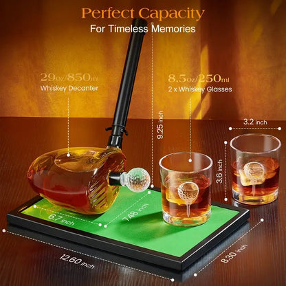 The Golfer’s Decanter Set - Club Rehab